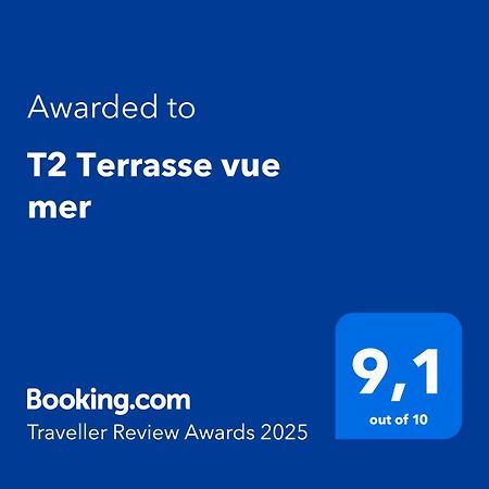 T2 Terrasse Vue Mer Six-Fours-les-Plages Esterno foto