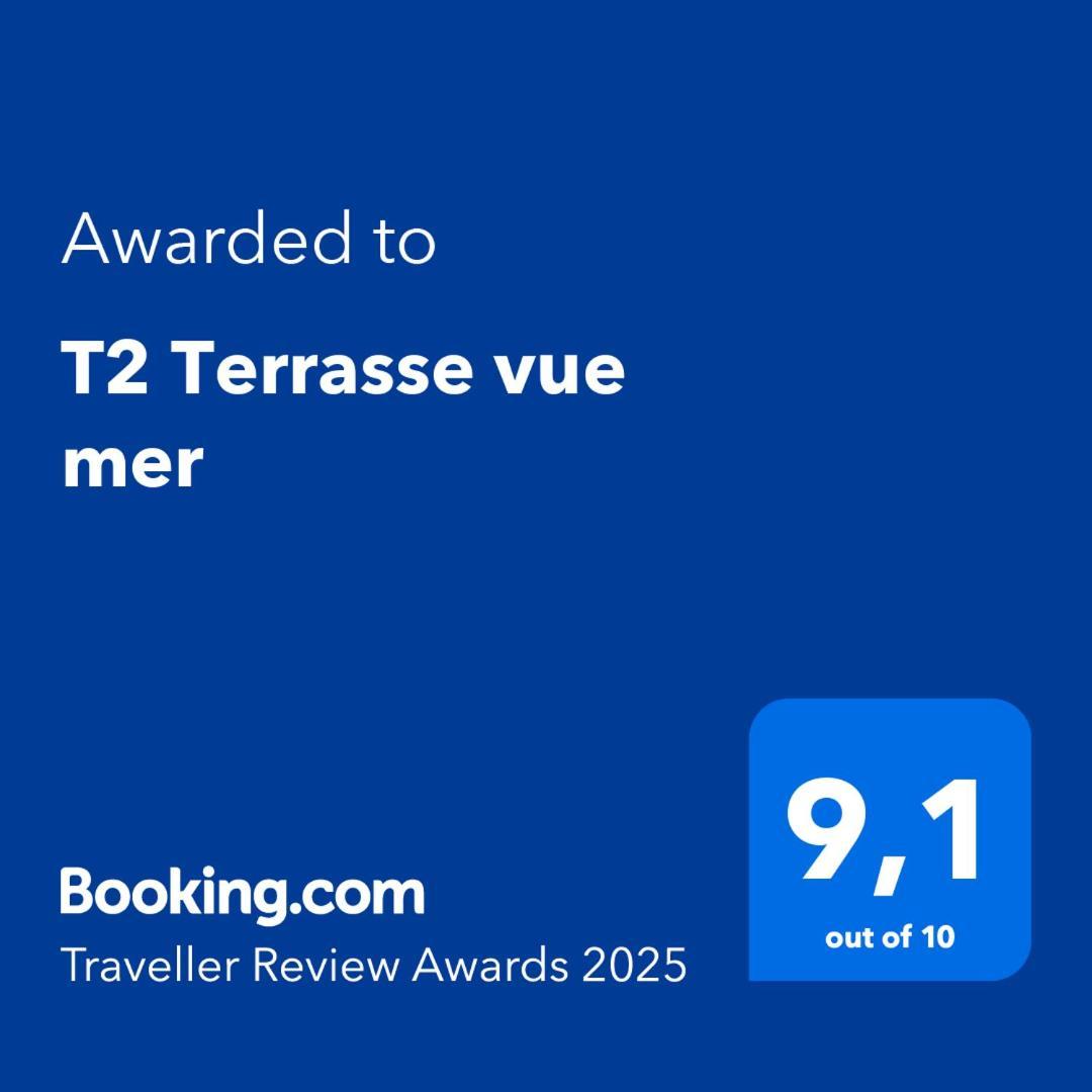 T2 Terrasse Vue Mer Six-Fours-les-Plages Esterno foto
